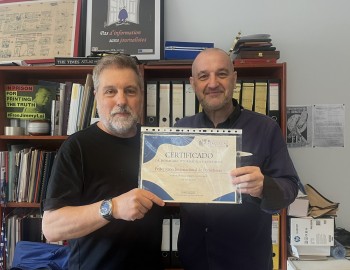 De izda. a dcha.: Luis Menéndez y Anthony Bellanger.