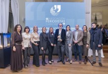 Maribel Torre, Almudena Ruiz, Lucía Reguilón, Isabel Urrutia, Dolores Gallardo, Miguel Ángel Noceda, Gema Igual, Enrique Palacio, Lorena Cagigas y Luis Hernando. (FOTO: Roberto Ruiz)