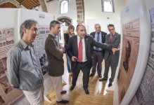 Inauguración de la exposición en el Centro de Estudios Lebaniegos de Potes (Foto: ROBERTO RUIZ)